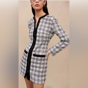 Maje Tweed Mini Dress